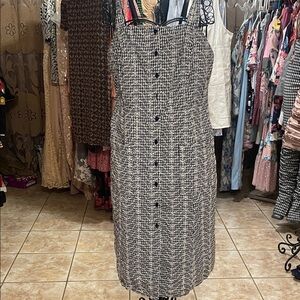 Stylish Black and White Women's Dress